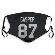 Dave Casper Name & Number Black Las Vegas Raiders Face Mask