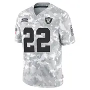 Men's Arctic Camo Limited Alexander Mattison Las Vegas 2024 Salute to Service Jersey