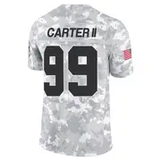 Men's Arctic Camo Limited Andre Carter II Las Vegas 2024 Salute to Service Jersey