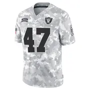 Men's Arctic Camo Limited Brandon Smith Las Vegas 2024 Salute to Service Jersey