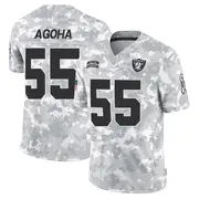 Men's Arctic Camo Limited David Agoha Las Vegas 2024 Salute to Service Jersey