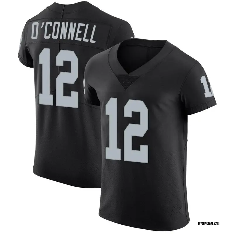 Men's Black Elite Aidan O'Connell Las Vegas Team Color Vapor Untouchable Jersey