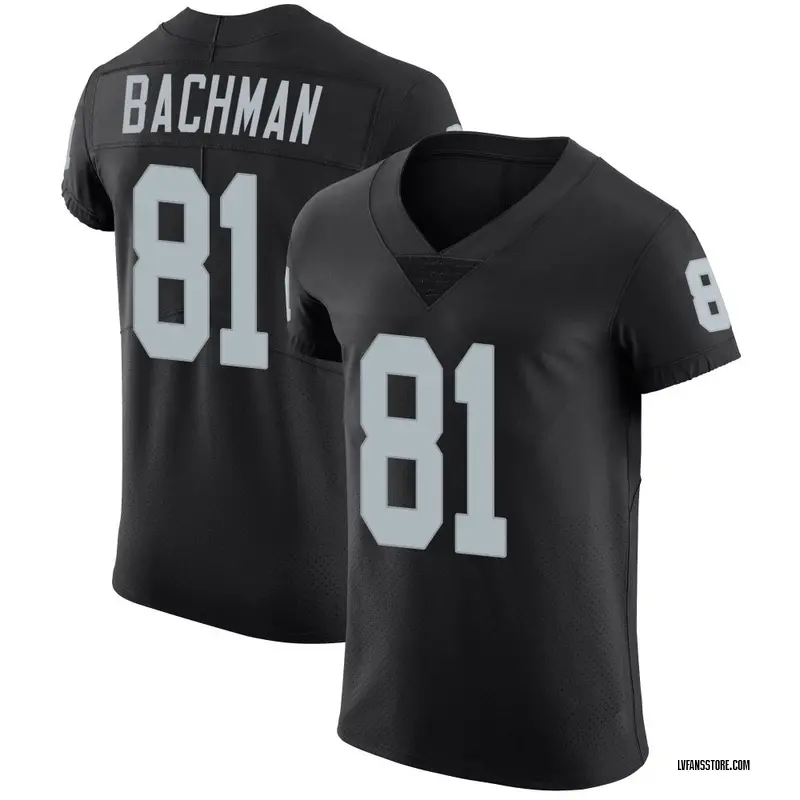 Men's Black Elite Alex Bachman Las Vegas Team Color Vapor Untouchable Jersey