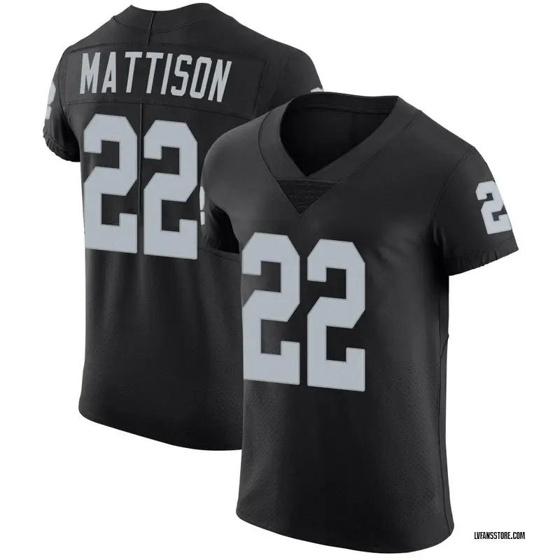 Men's Black Elite Alexander Mattison Las Vegas Team Color Vapor Untouchable Jersey