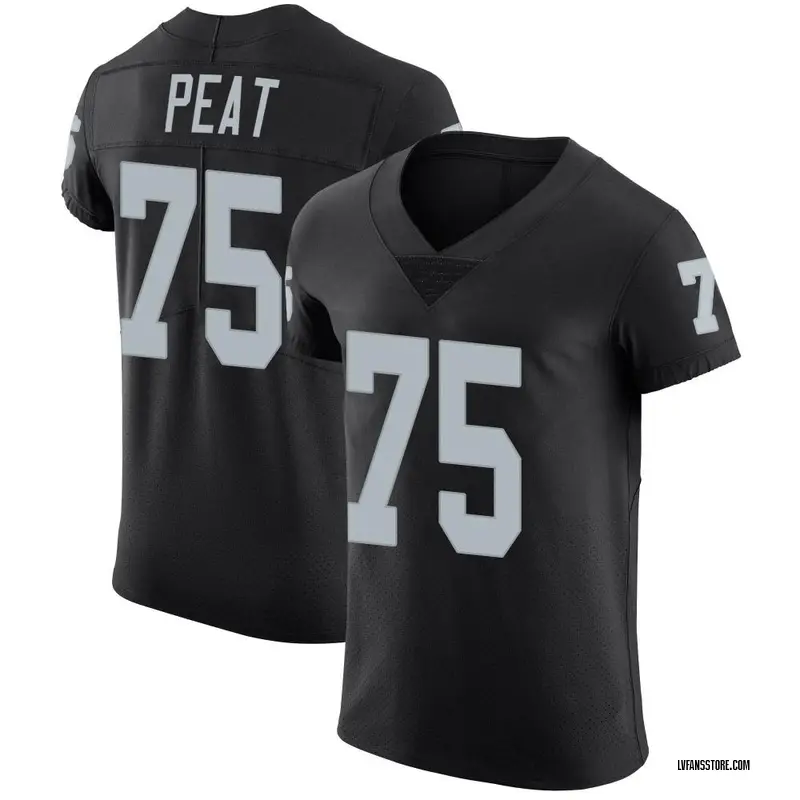 Men's Black Elite Andrus Peat Las Vegas Team Color Vapor Untouchable Jersey