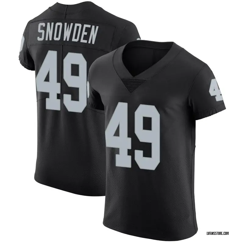 Men's Black Elite Charles Snowden Las Vegas Team Color Vapor Untouchable Jersey