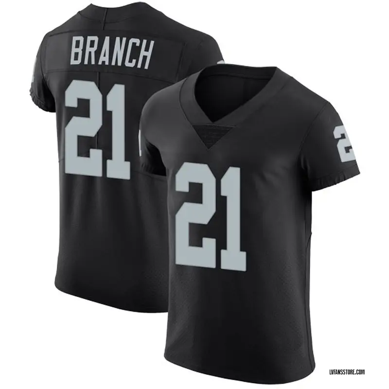 Men's Black Elite Cliff Branch Las Vegas Team Color Vapor Untouchable Jersey