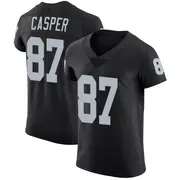 Men's Black Elite Dave Casper Las Vegas Team Color Vapor Untouchable Jersey