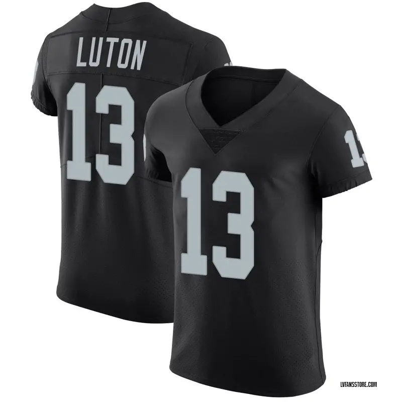 Men's Black Elite Jake Luton Las Vegas Team Color Vapor Untouchable Jersey