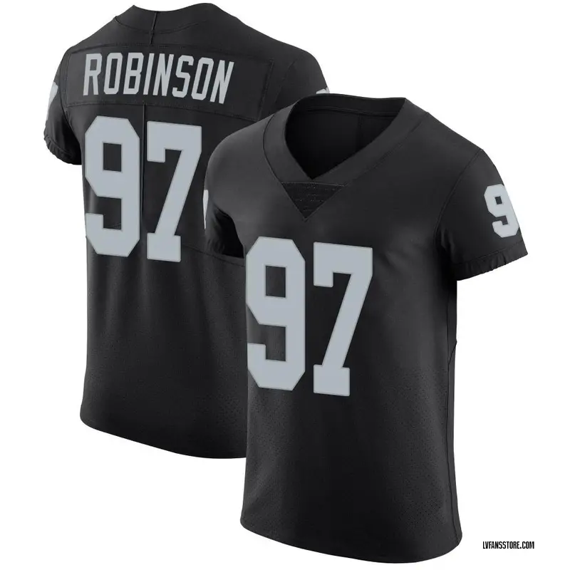 Men's Black Elite Janarius Robinson Las Vegas Team Color Vapor Untouchable Jersey