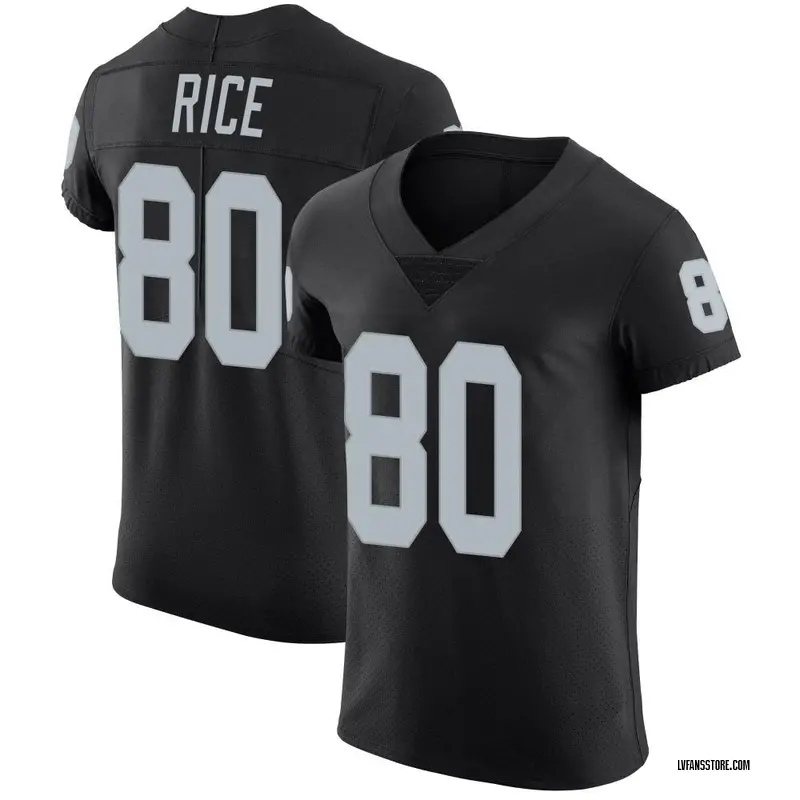 Men's Black Elite Jerry Rice Las Vegas Team Color Vapor Untouchable Jersey