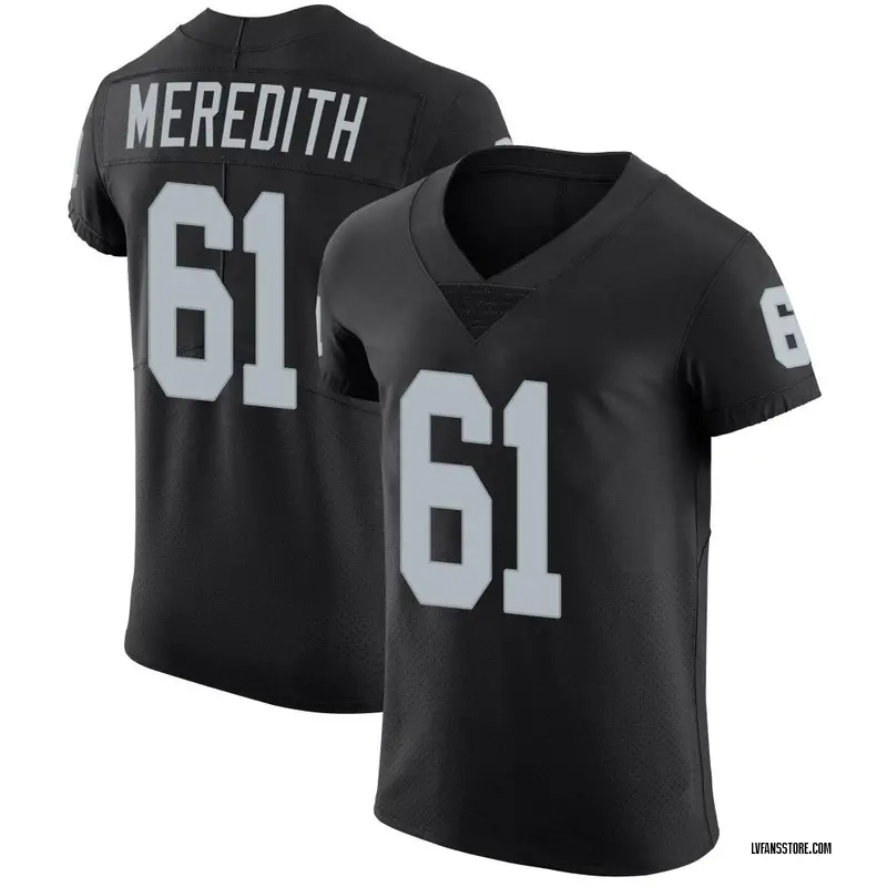 Men's Black Elite Jordan Meredith Las Vegas Team Color Vapor Untouchable Jersey