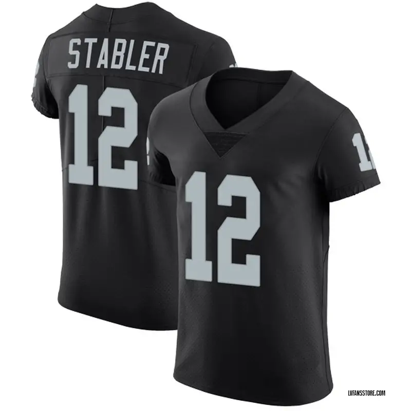 Men's Black Elite Ken Stabler Las Vegas Team Color Vapor Untouchable Jersey