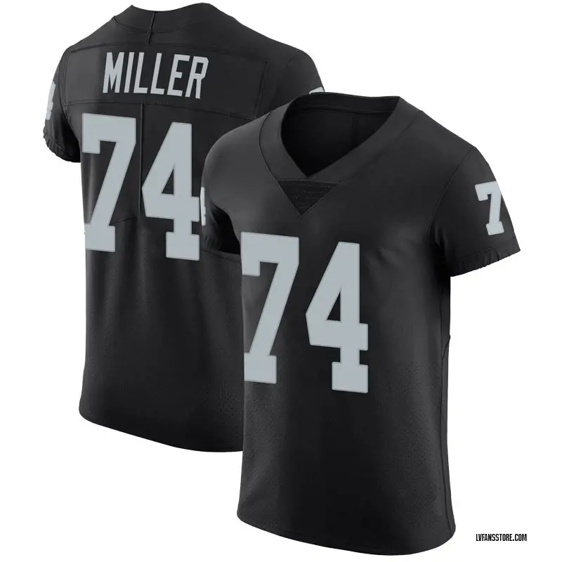 Men's Black Elite Kolton Miller Las Vegas Team Color Vapor Untouchable Jersey