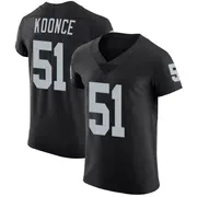 Men's Black Elite Malcolm Koonce Las Vegas Team Color Vapor Untouchable Jersey