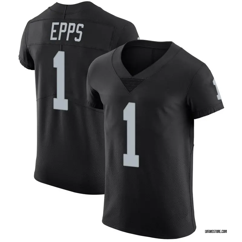 Men's Black Elite Marcus Epps Las Vegas Team Color Vapor Untouchable Jersey