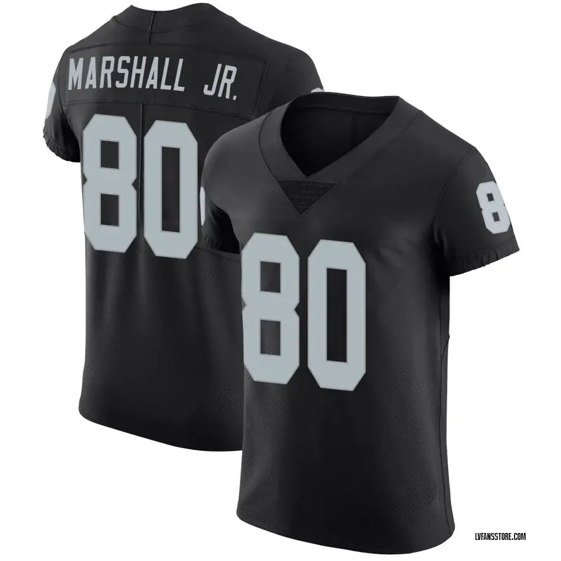 Men's Black Elite Terrace Marshall Jr. Las Vegas Team Color Vapor Untouchable Jersey