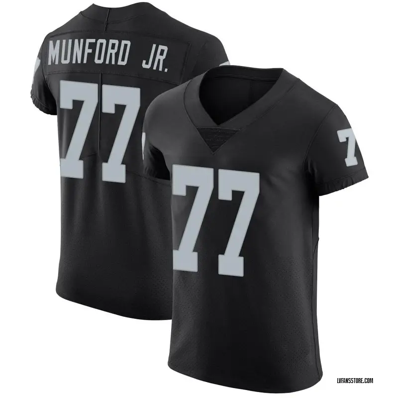 Men's Black Elite Thayer Munford Jr. Las Vegas Team Color Vapor Untouchable Jersey