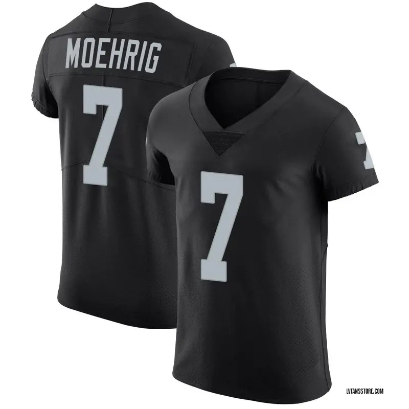 Men's Black Elite Tre'von Moehrig Las Vegas Team Color Vapor Untouchable Jersey