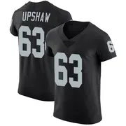 Men's Black Elite Wilson Gene Upshaw Las Vegas Team Color Vapor Untouchable Jersey