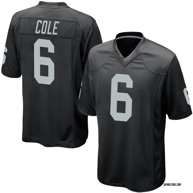 Men's Black Game AJ Cole Las Vegas Team Color Jersey