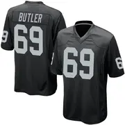 Men's Black Game Adam Butler Las Vegas Team Color Jersey