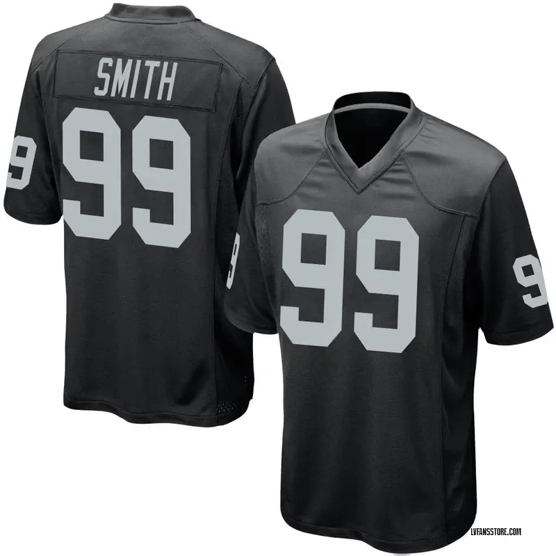 Men's Black Game Aldon Smith Las Vegas Team Color Jersey