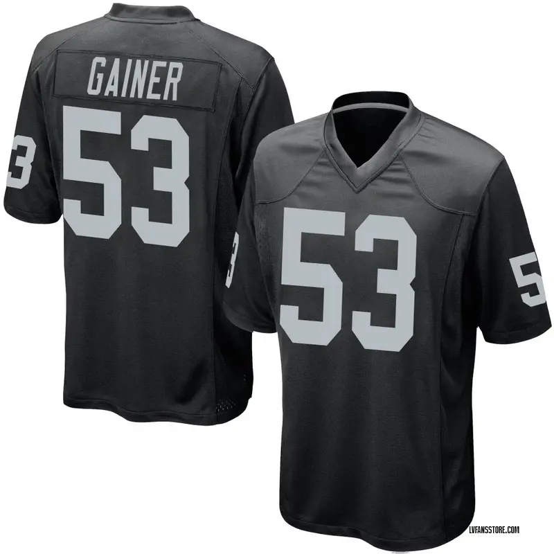 Men's Black Game Amari Gainer Las Vegas Team Color Jersey