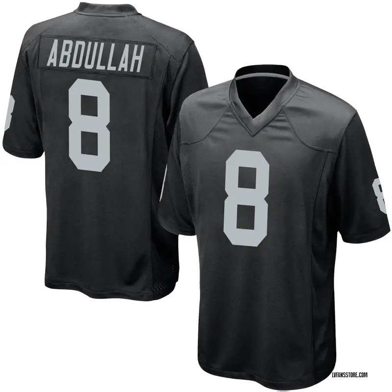 Men's Black Game Ameer Abdullah Las Vegas Team Color Jersey