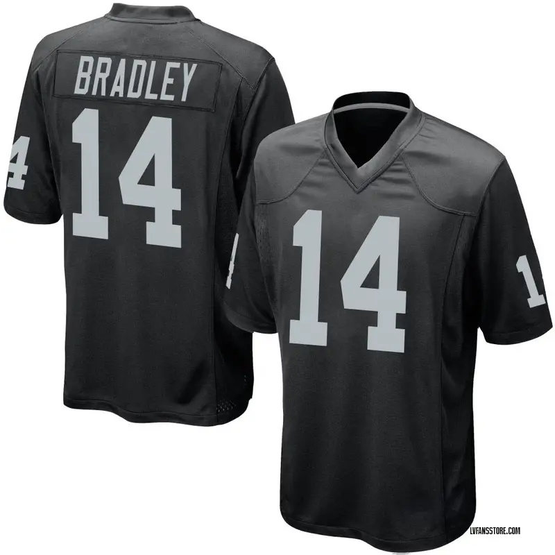 Men's Black Game Carter Bradley Las Vegas Team Color Jersey