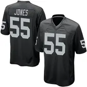 Men's Black Game Chandler Jones Las Vegas Team Color Jersey