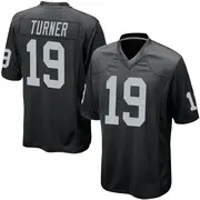 Men's Black Game DJ Turner Las Vegas Team Color Jersey