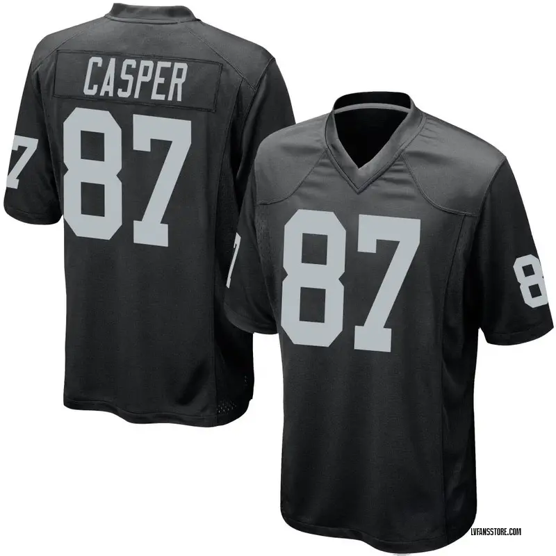 Men's Black Game Dave Casper Las Vegas Team Color Jersey