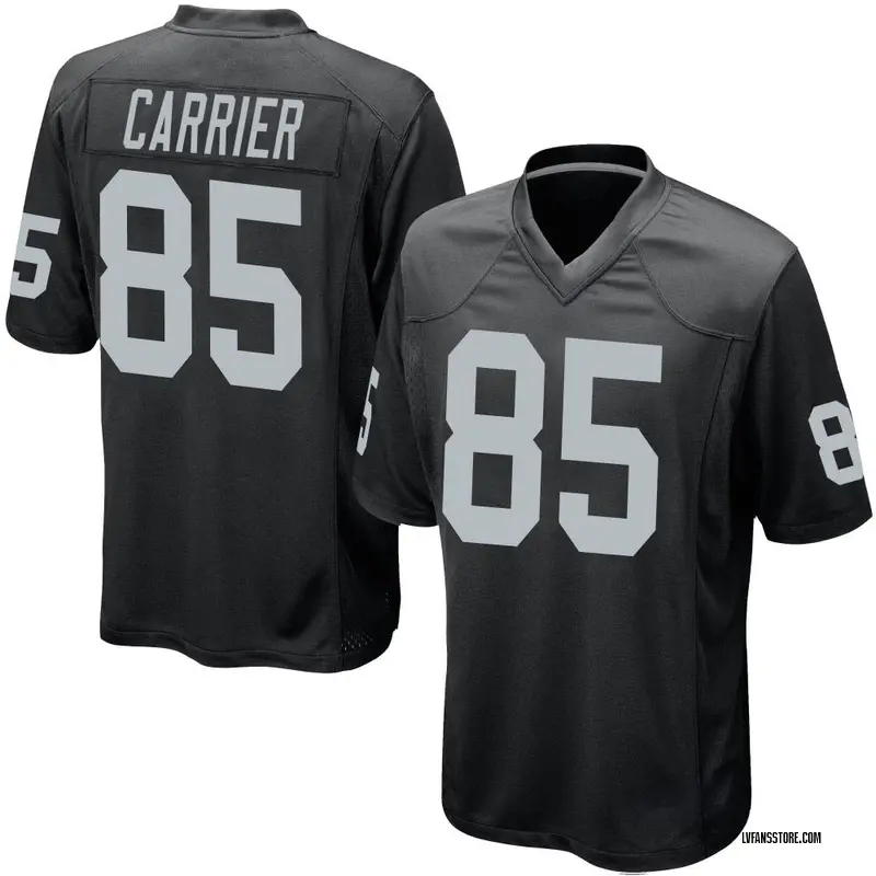 Men's Black Game Derek Carrier Las Vegas Team Color Jersey