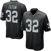 Men's Black Game Jack Tatum Las Vegas Team Color Jersey