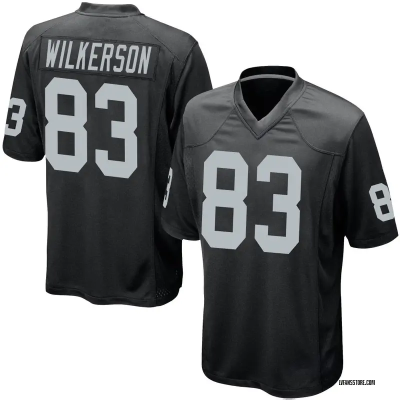 Men's Black Game Kristian Wilkerson Las Vegas Team Color Jersey