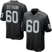 Men's Black Game Otis Sistrunk Las Vegas Team Color Jersey