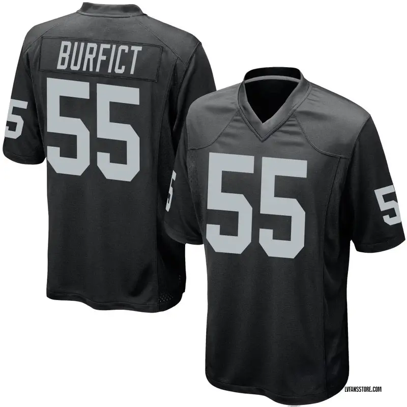 Men's Black Game Vontaze Burfict Las Vegas Team Color Jersey