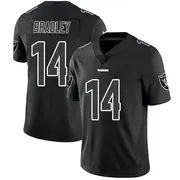 Men's Black Impact Limited Carter Bradley Las Vegas Jersey