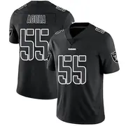 Men's Black Impact Limited David Agoha Las Vegas Jersey