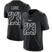 Men's Black Impact Limited Dylan Laube Las Vegas Jersey