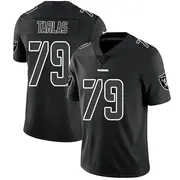 Men's Black Impact Limited George Tarlas Las Vegas Jersey