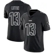 Men's Black Impact Limited Jake Luton Las Vegas Jersey