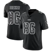 Men's Black Impact Limited John Samuel Shenker Las Vegas Jersey