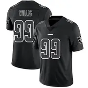 Men's Black Impact Limited Jordan Willis Las Vegas Jersey