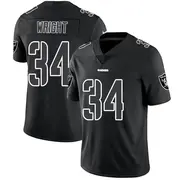 Men's Black Impact Limited K.J. Wright Las Vegas Jersey