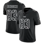 Men's Black Impact Limited Ted Hendricks Las Vegas Jersey