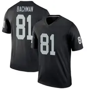 Men's Black Legend Alex Bachman Las Vegas Jersey