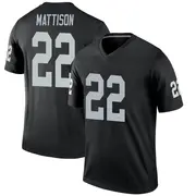 Men's Black Legend Alexander Mattison Las Vegas Jersey