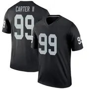 Men's Black Legend Andre Carter II Las Vegas Jersey